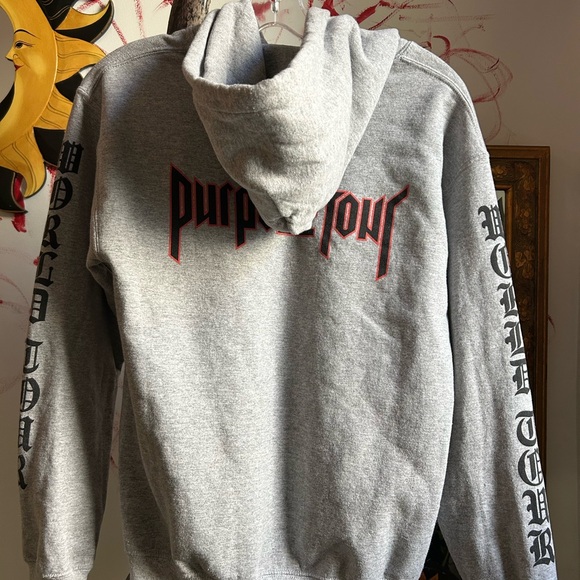 Justin Bieber Purpose 2015 Album 2016 Tour Hoodie Sweatshirt Size S - Picture 8 of 16
